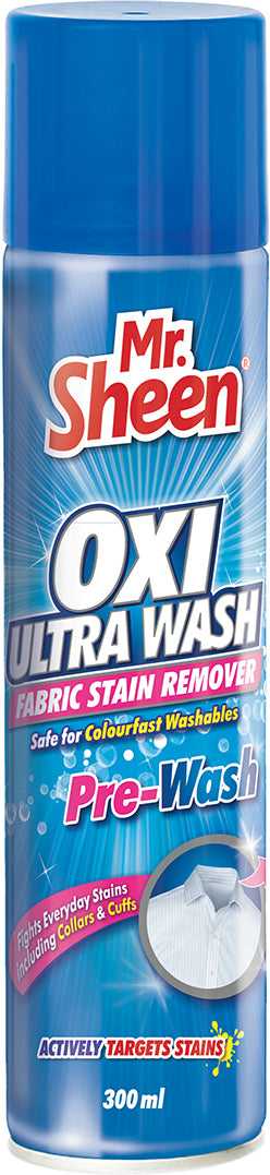 Mr Sheen Oxi Ultra Collar And Cuff Aerosol 300Ml