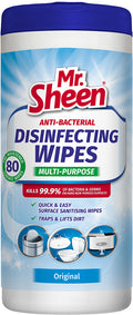 Mr Sheen Anti Bacter Disin Wipes Origin 80 Units