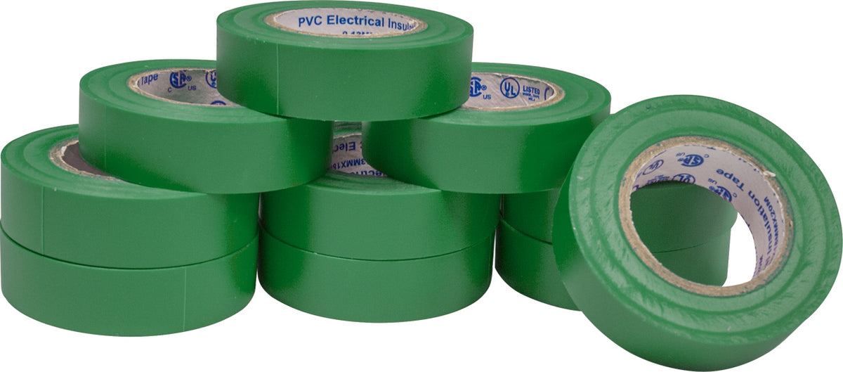 ORM Insulation Tape 18Mm X 20M Green 30 cm Single Sided Tape
