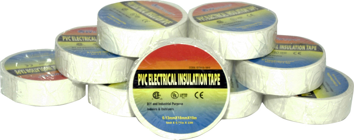 ORM Insulation Tape 18Mmx10M White 30 cm Single Sided Tape