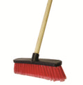 Apollo Broom Household Budget Plastic 300Mm Plastic Brush with Wooden Handle Dry Broom