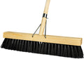 Apollo Broom Platform Bristle Soft Hd 24In 600Mm Plastic Brush with Wooden Handle Dry Broom