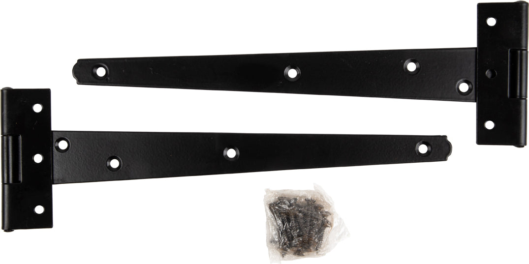 Kaufmann Tee Hinge Blk Japan Ld 250Mm Pair (Bulk) Tee Hinge