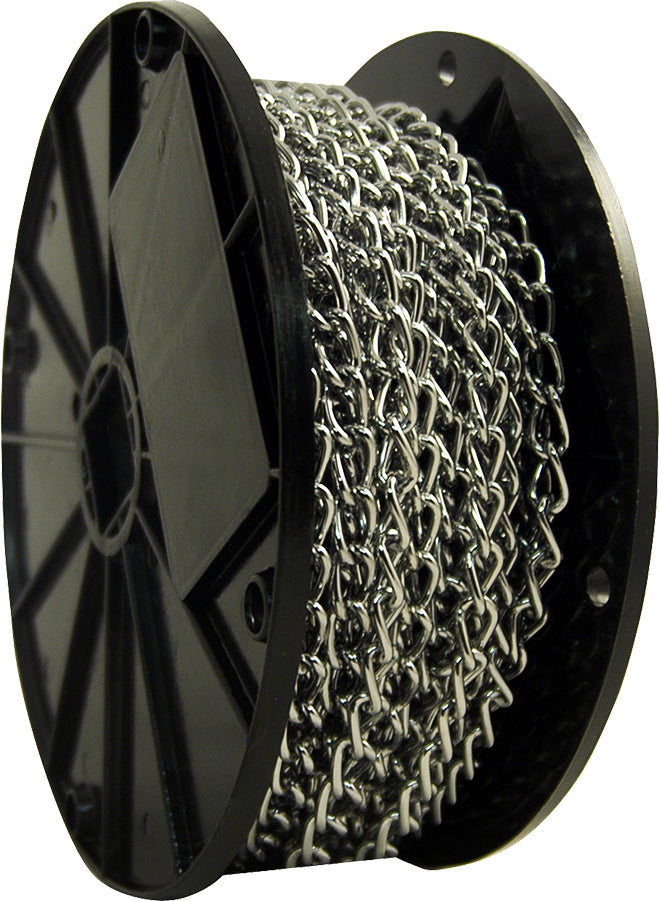 ORM Twist Link Chain Cp 2.5 X 16Mm Od (Roll) Stainless Steel Light Hanging Chain