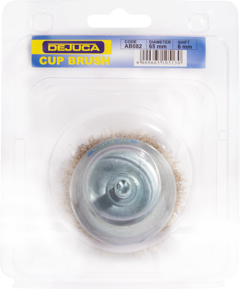 Orm Wire Cup Brush 65Mm 6Mm Arbor Continuous End Straight Wire Brush