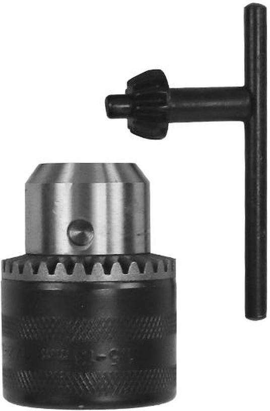 Adegso Drill Chuck With Key 2Pcs Auger Drill Bits Set