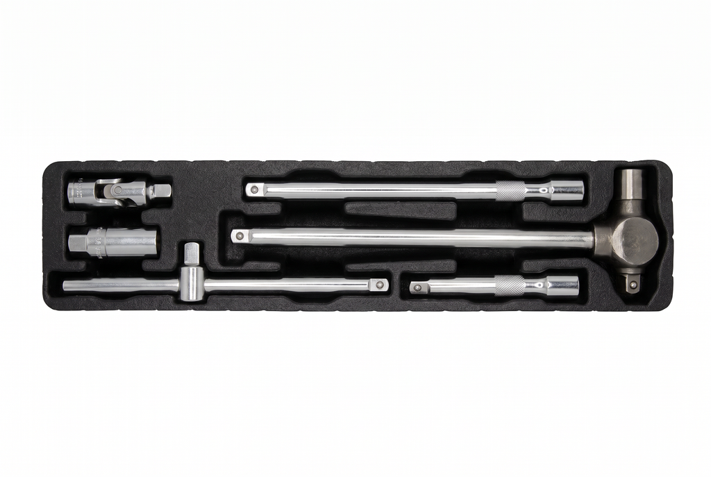 62 Piece Tool Box Set – 1/2" Socket Set, Spanners, Screwdrivers, Pliers & Hand Tools