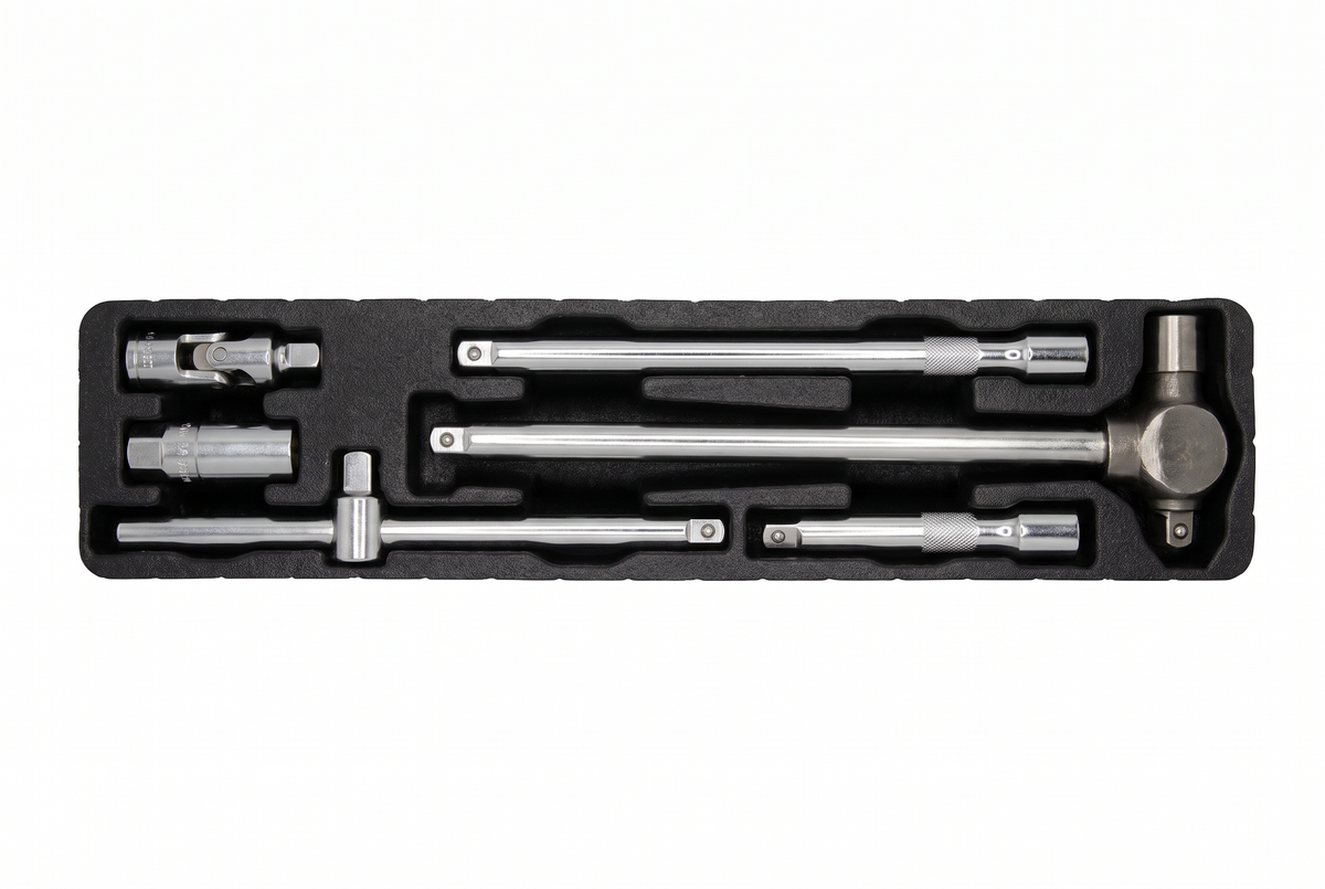 62 Piece Tool Box Set – 1/2" Socket Set, Spanners, Screwdrivers, Pliers & Hand Tools