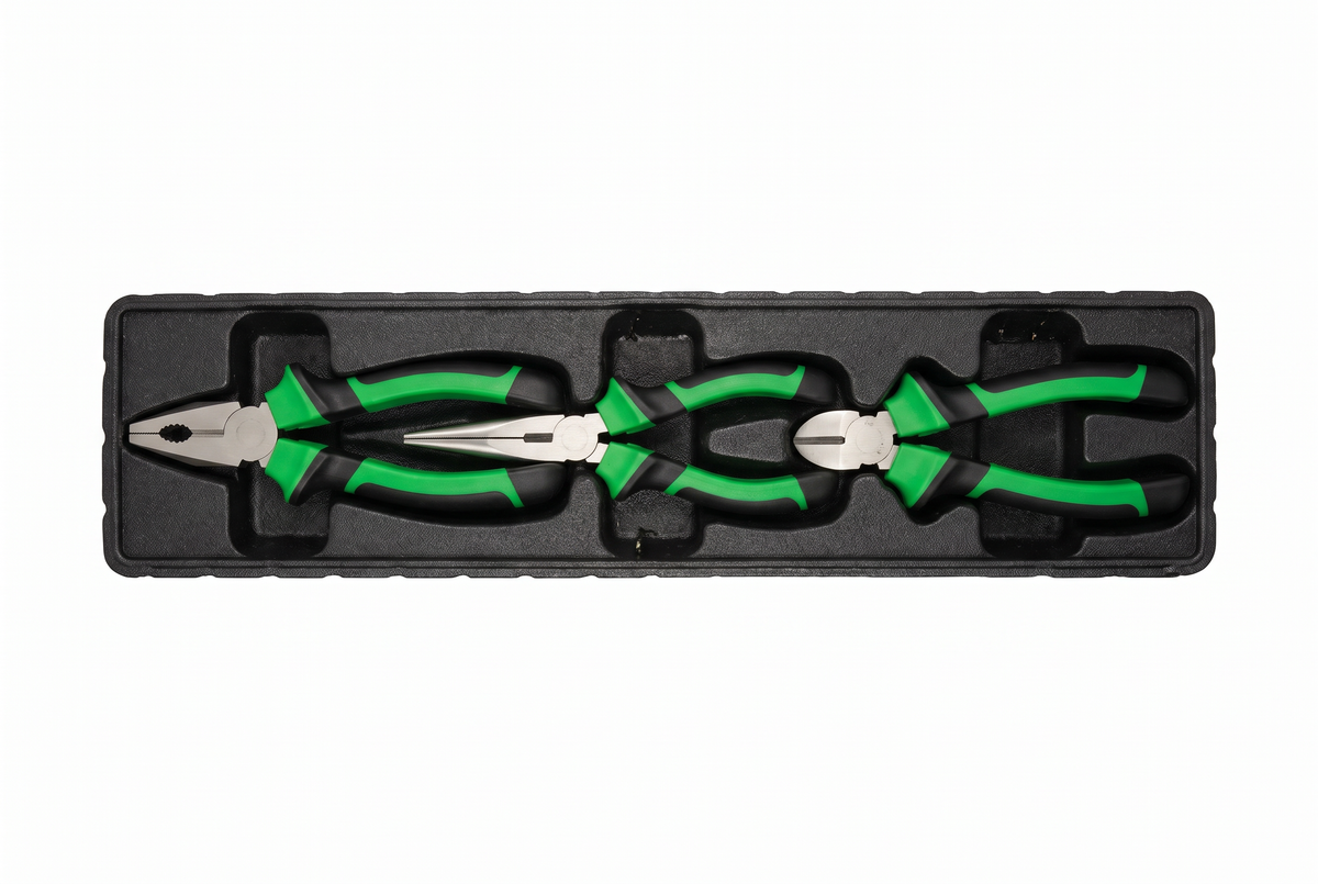 62 Piece Tool Box Set – 1/2" Socket Set, Spanners, Screwdrivers, Pliers & Hand Tools