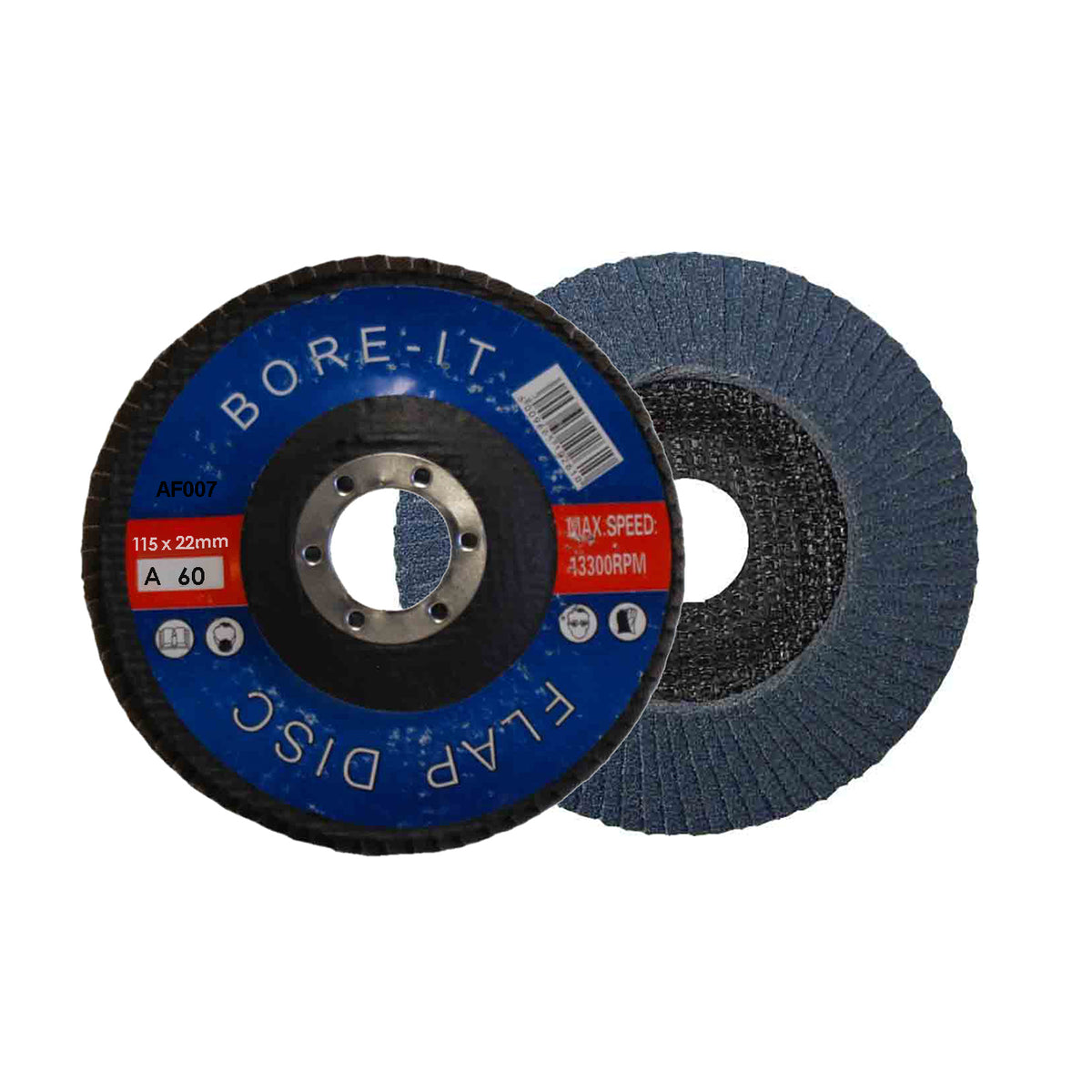 Bore-It - Flap Disc - Professional - 115mm - 60 Grit