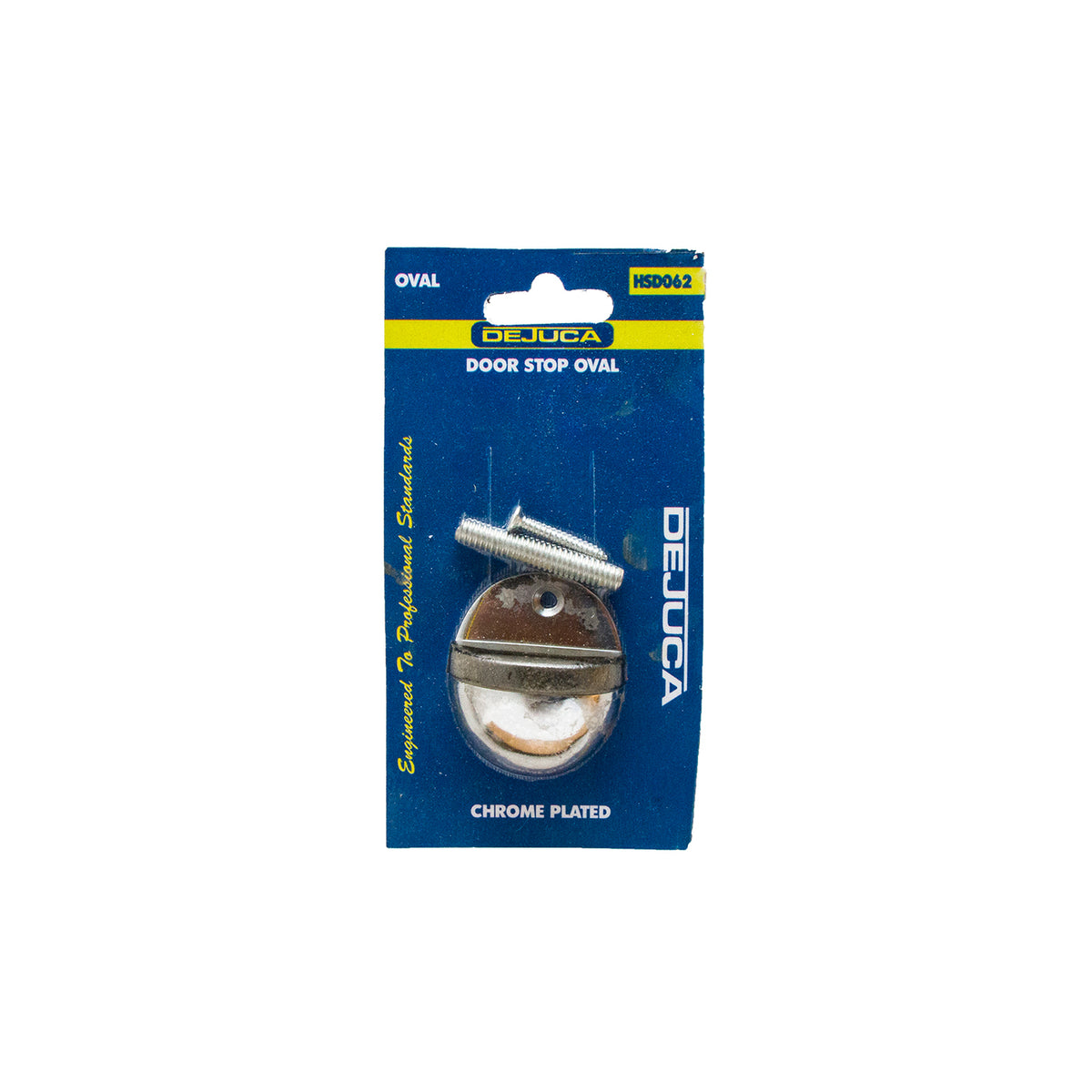 Dejuca - Oval Door Stop - Chrome Plated