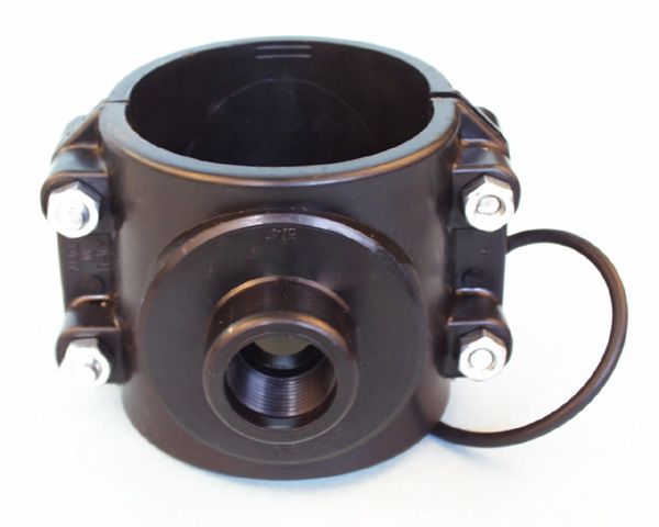 Saddle Compression - Pipe Fittings - PVC - 90mm x 51mm - Single