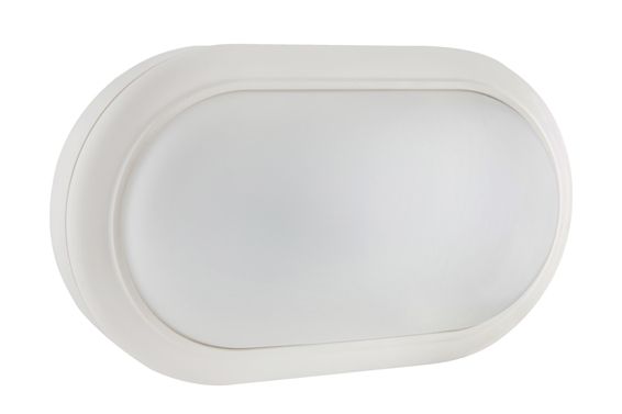 Oval Bulkhead 221mm White LED 15W