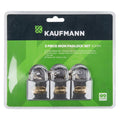 Kaufmann - Steel Lock Set 3 Piece 40mm