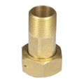 Water Meter Tail Piecee Set 22mm & Nut & Washer (Br)