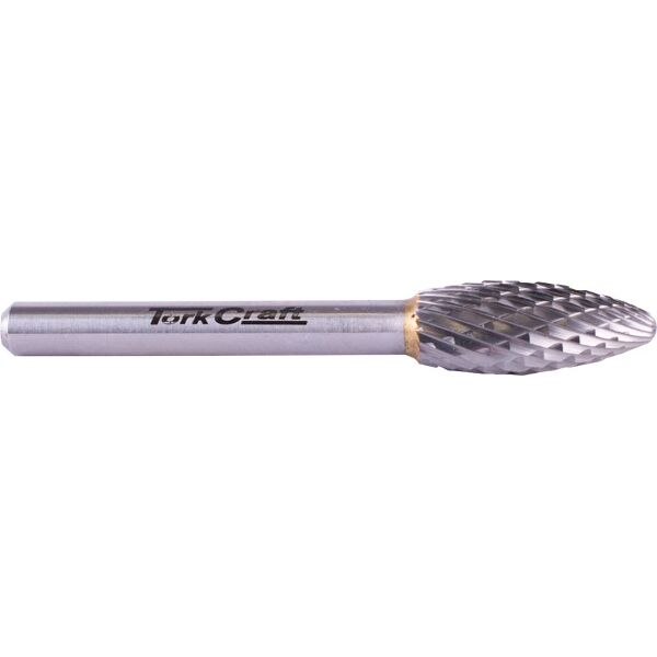 Tork Craft Rotary Burr Tungsten 10x25x6mm Round Point