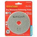 Tork Craft - 100mm Diamond Polishing Pad 50 Grit Dry Use