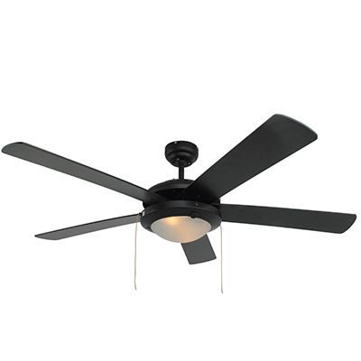 Comet Ceiling Fan 5 Blades Black Motor Power 60W