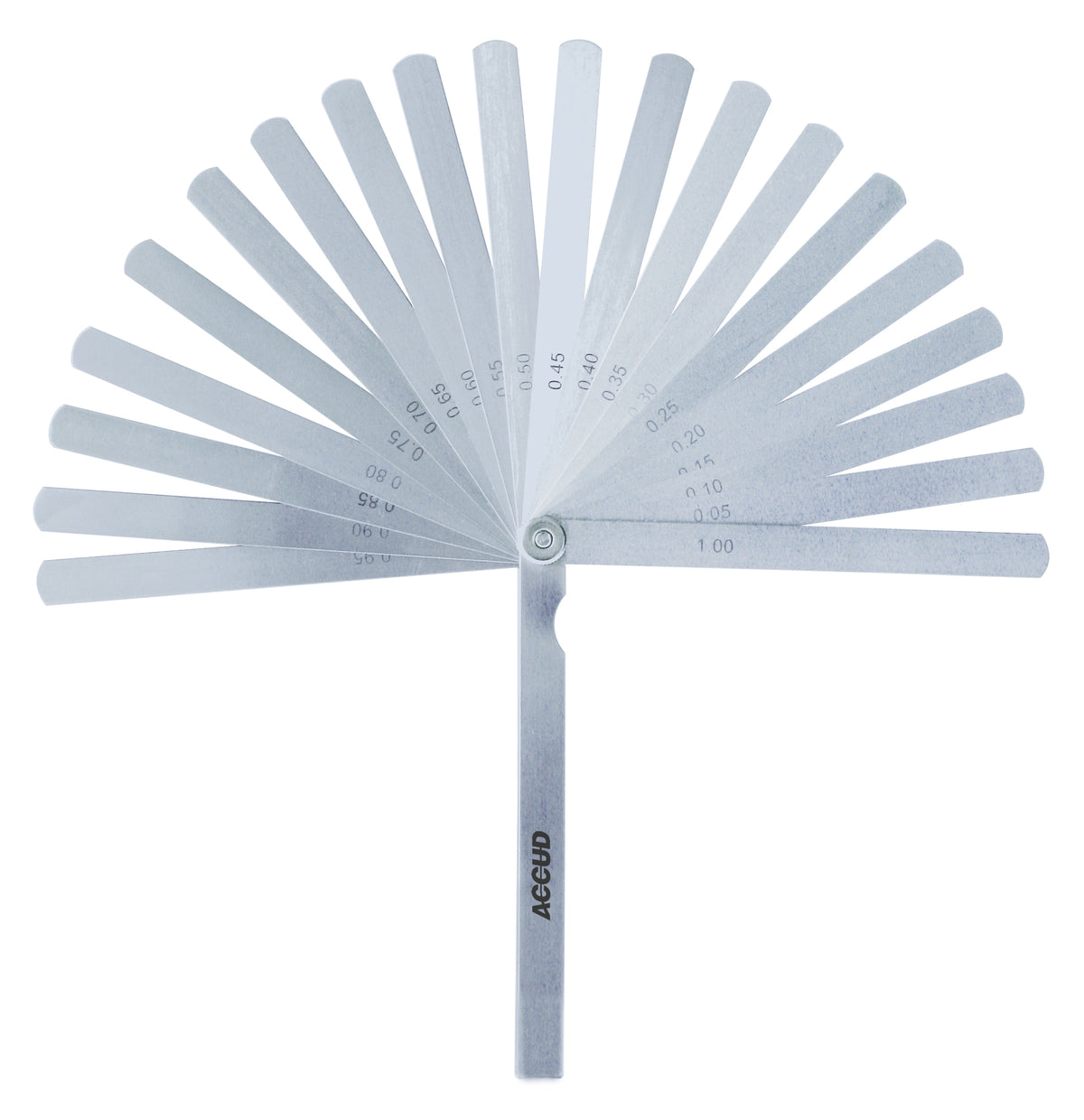 Accud - Long Feeler Gauge Length 150mm 0.05-1.00mm