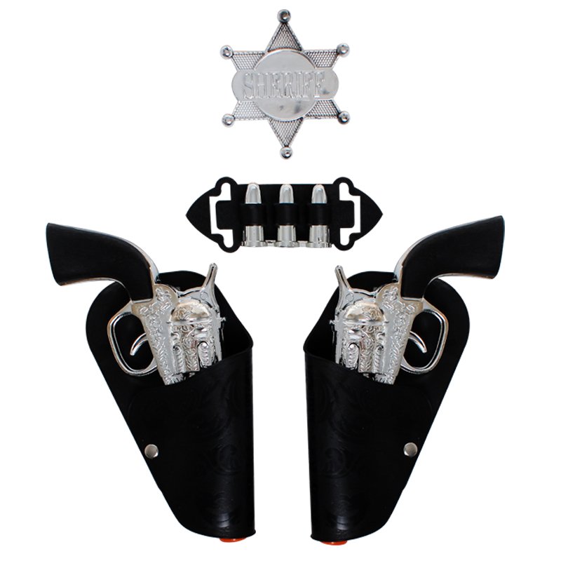 Wild West Playset - Hand Guns - With Holste - 2 Piece