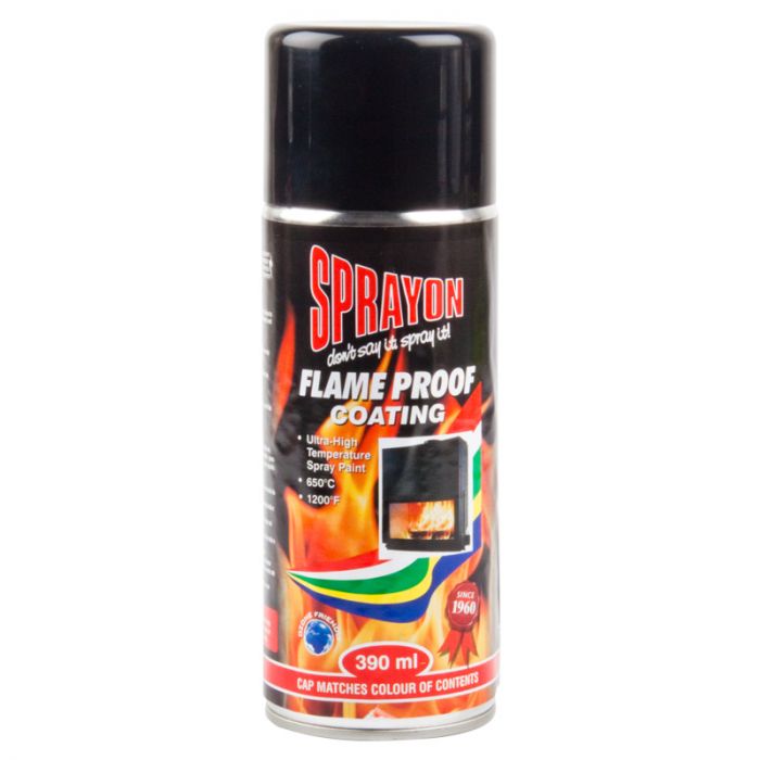 Sprayon - Ultra High Temp Spray Black 350ml