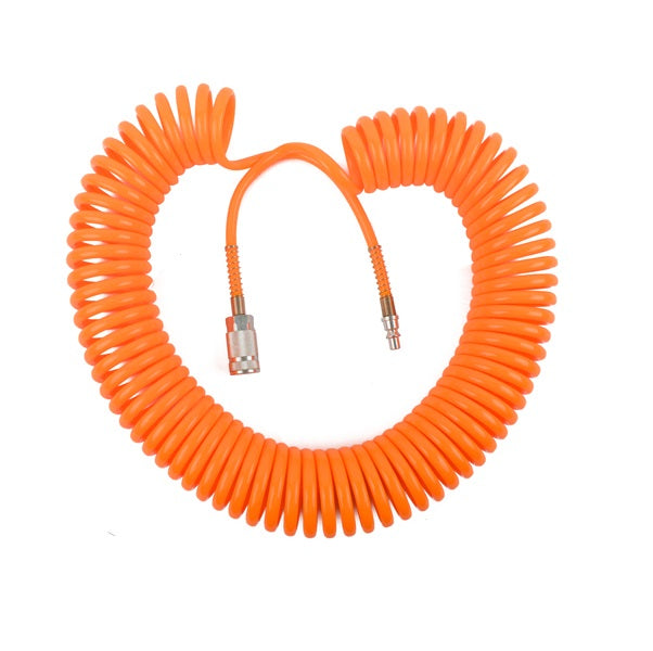 Aircraft - Spiral Hose - Aro Quick Coupler - 15m x 8mm