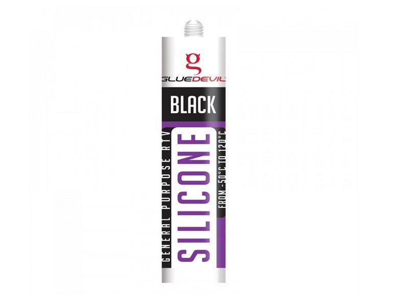 GLUE DEVIL - General Purpose Silicone (260ml) - Black