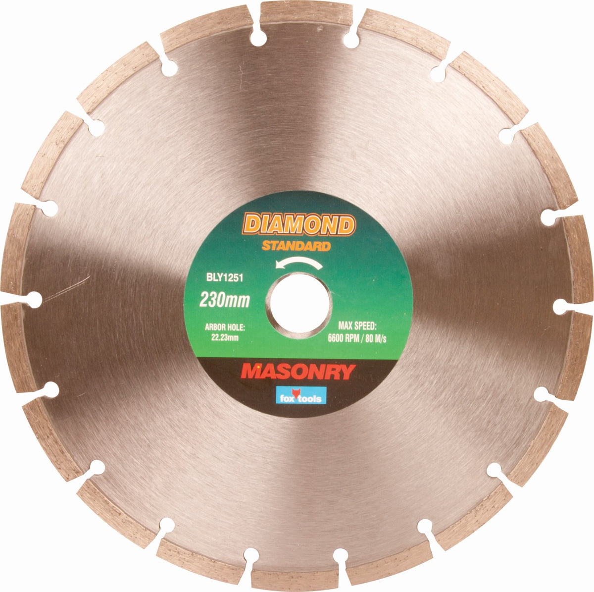 FOX Diamond Wheel Segmented 230mm STD