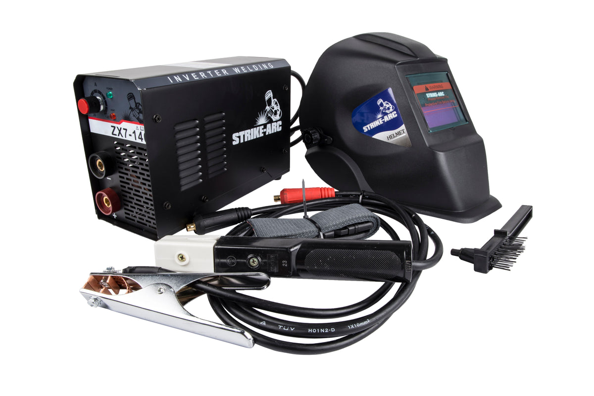 Strike-Arc Inverter Welder 140Amp with Helmet