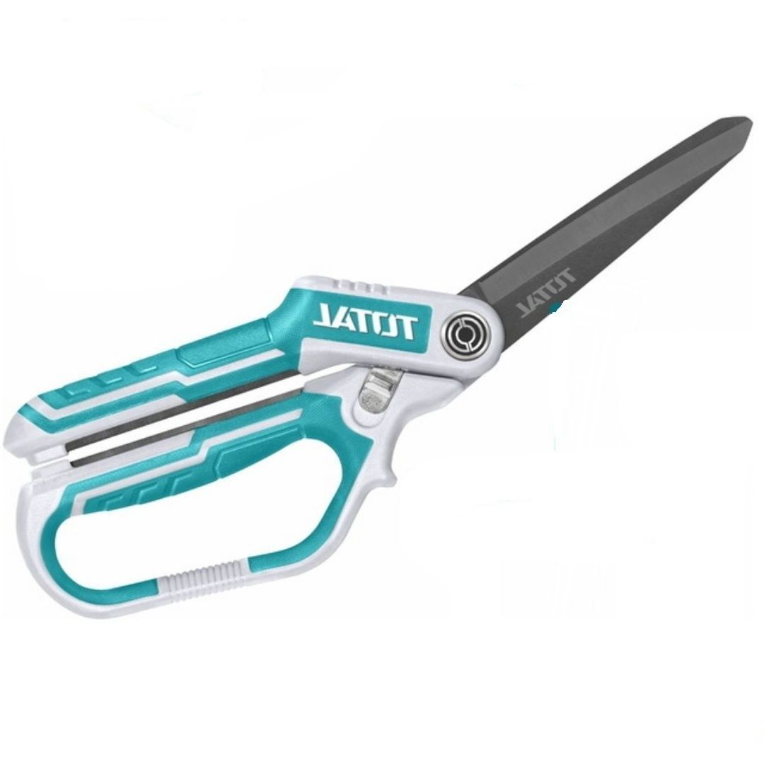 Total 10'/255Mm Rubber Grip Long-Blade Heavy Duty Scissors