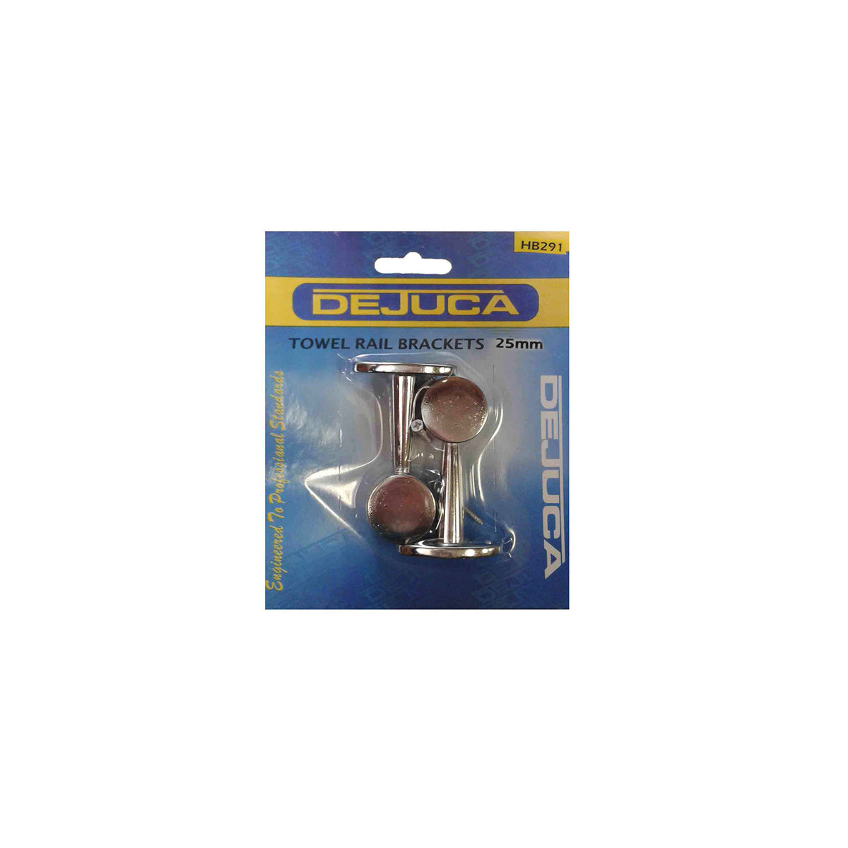 Dejuca - Towel Rail Bracket - Cp - 25mm - 2/Card