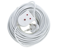 Electricmate 16A 20m Extension Lead - White