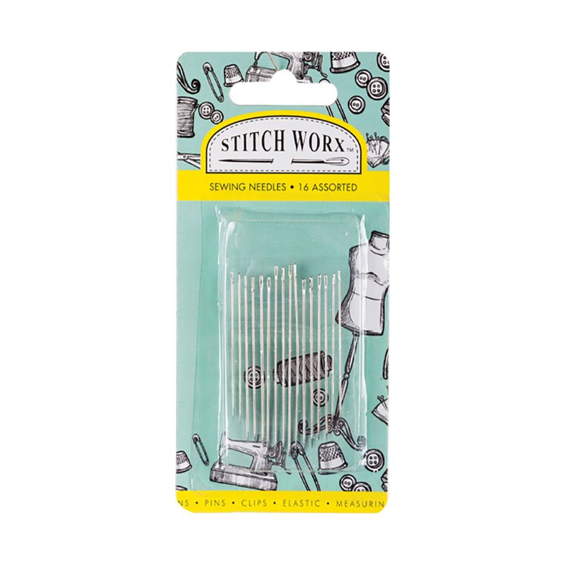 Stitch Worx - Haberdashery - Sewing Needles - Assorted - 16 Pieces
