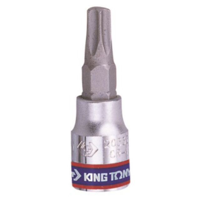 King Tony - Socket Torx Bit - 1/4 Inch - T30 X 37mm - 4 Pack