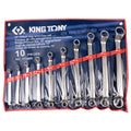 10 Piece 75° Offset Ring Wrench 6~32 mm