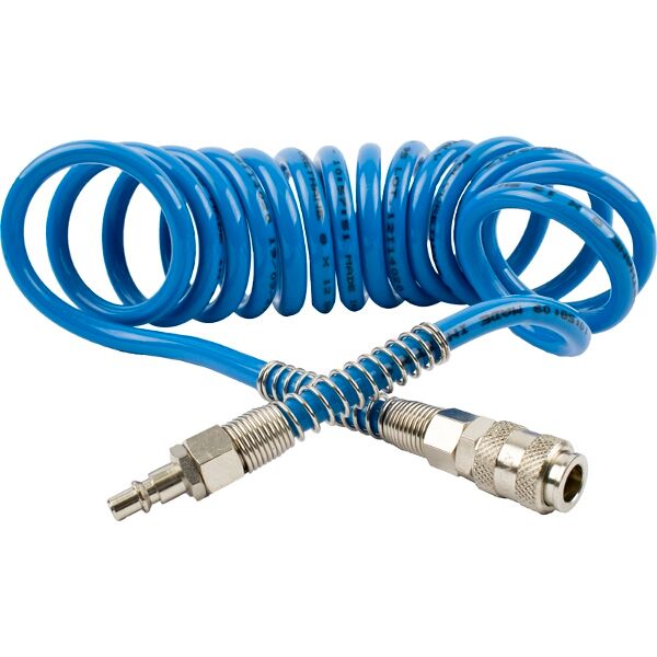 GAV Spiral Polyp Hose 4M x 12mm with Quick Couplers