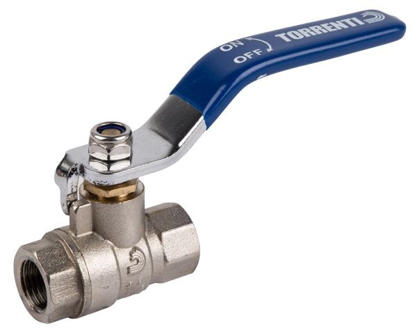 Torrenti Full 8mm Bore Ball Type Valve - Blue