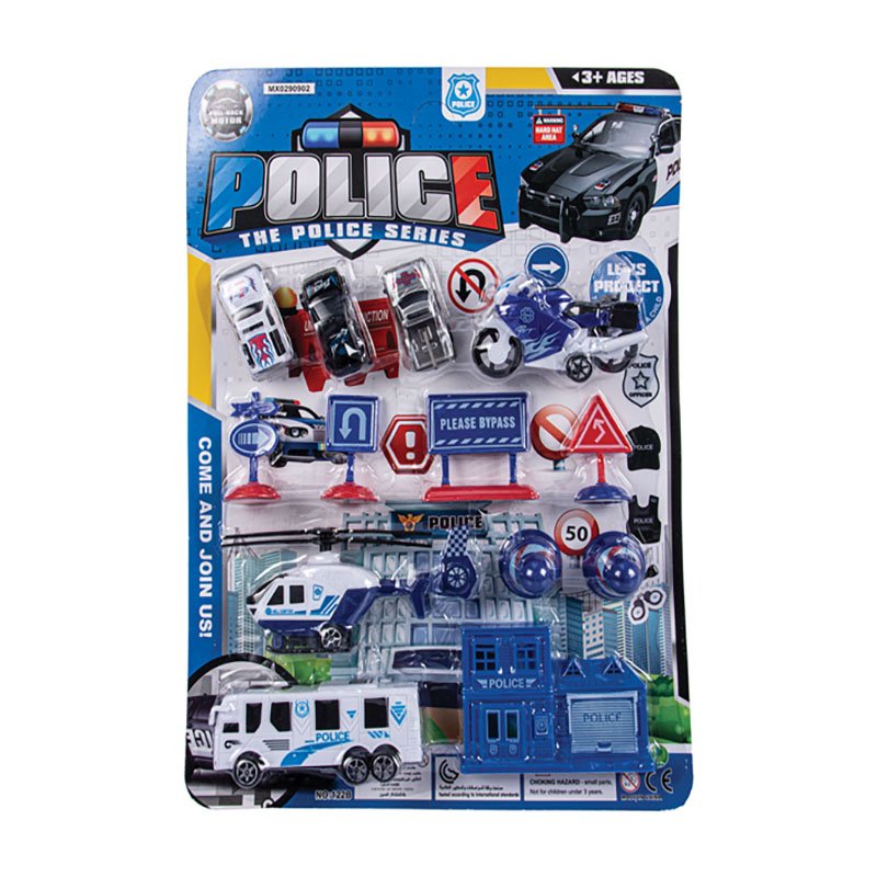 Police Set - Children's Toys - BPA Free - 12 Piece