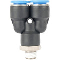 Aircraft Pu Hose Fitting Y Joint 12mm-1/4 M