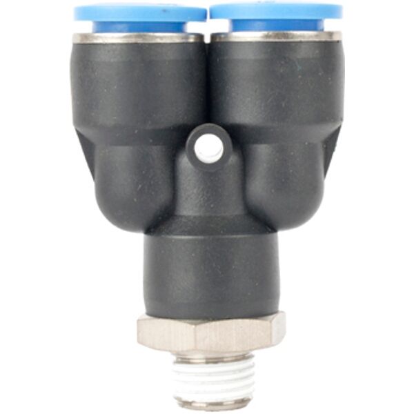 Aircraft Pu Hose Fitting Y Joint 12mm-1/4 M