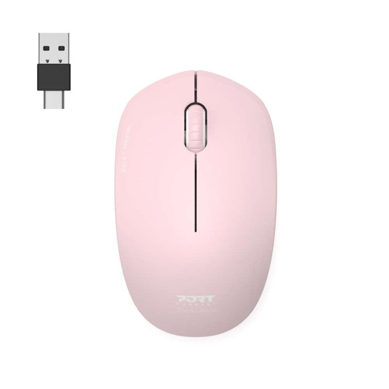 Port Connect 2.4GHz Collection II Wireless Mouse - Blush