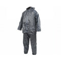 Rainsuit Rubberised Nylon Navy Blue XXL