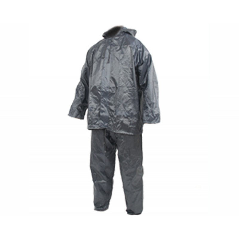 Rainsuit Rubberised Nylon Navy Blue XXL