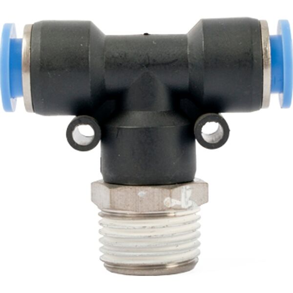Aircraft Pu Hose Fitting Tee 10mm-1/2 M