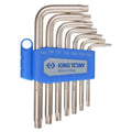 Torx L Key Set 7 Piece Tamper Proof T10-T40 Standard Length
