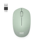 Port Connect 2.4GHz Collection II Wireless Mouse - Olive