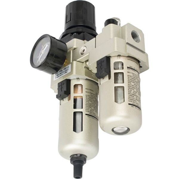 Aircraft Filter / Regulator / Lubricator 1/4' With Auto Drain (Hec3010-02D)