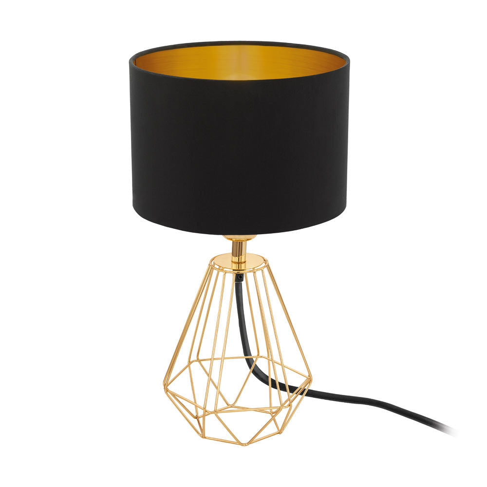 Car Lightson2 - Table Lamp - 165mm - Black/Gold