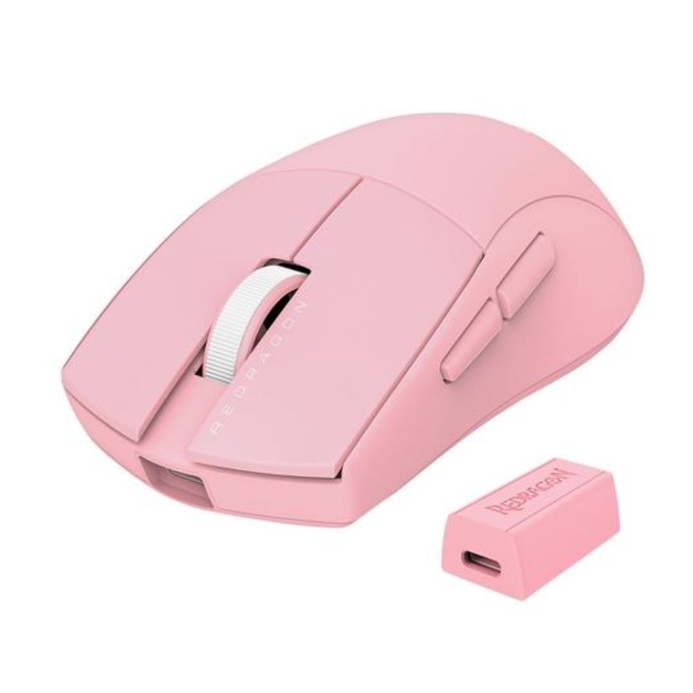 Redragon M916 PRO 26000DPI 5-Button Wireless Gaming Mouse - Black - White