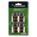 Kaufmann - Brass Lock Set 4 Piece 30mm